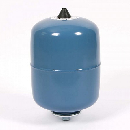 Мембранный бак DE 25 для водоснабжения вертикальный (цвет синий)