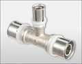 Тройник пресс Altstream редукционный 32х26х32  Тройник пресс Altstream редукционный 32х26х32